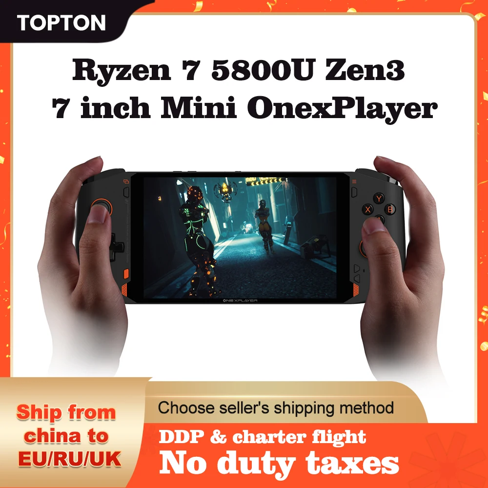 

Оригинальная Карманная игровая мини-консоль OnexPlayer Mini AMD Edition Ryzen 7 5800U 7 дюймов 1920*1200 16 ГБ 1 ТБ