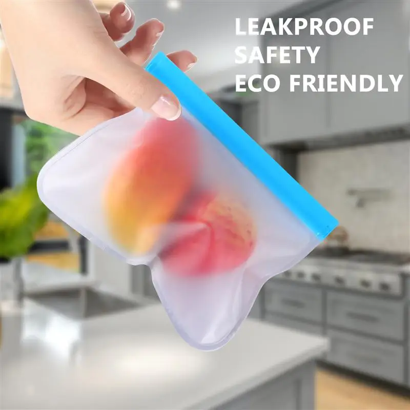 

PEVA food vegetables and fruits frosted translucent flat fresh-keeping bag Reusable Food Sealing Fresh-keeping Pouch