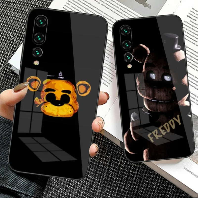 

Чехол для телефона Five Nights F-Freddys, стеклянный чехол для Huawei P50 P40 P30 P20 Pro Mate 40 30 20 Pro Nova 9 8 7 PC