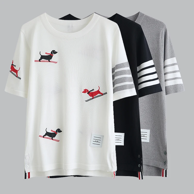 

Y2k одежда, корейские модные топы, футболки, летняя женская одежда с графическим рисунком, кавайная трикотажная одежда 2023 для женщин с коротким рукавом в стиле Харадзюку