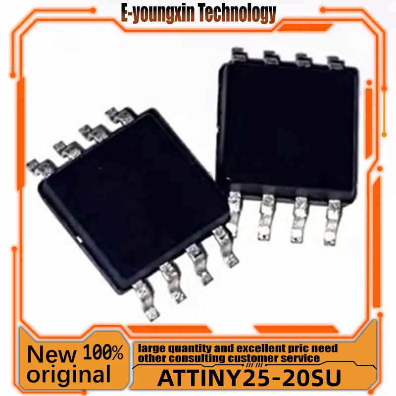 

Free Shipping 10-50pcs/lots ATTINY25-20SU ATTINY25 MSOP-8 IC In stock!