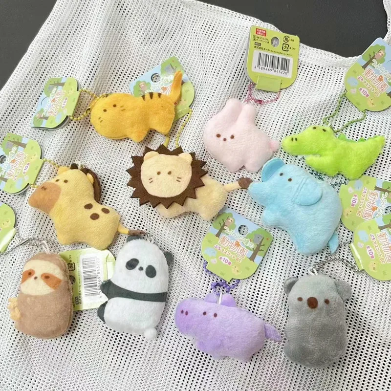 

1 шт. милые плюшевые куклы зоопарк с животными, коала, динозавр, панда, кот, мягкие плюшевые подвески, брелки для рюкзака, игрушки, подарки