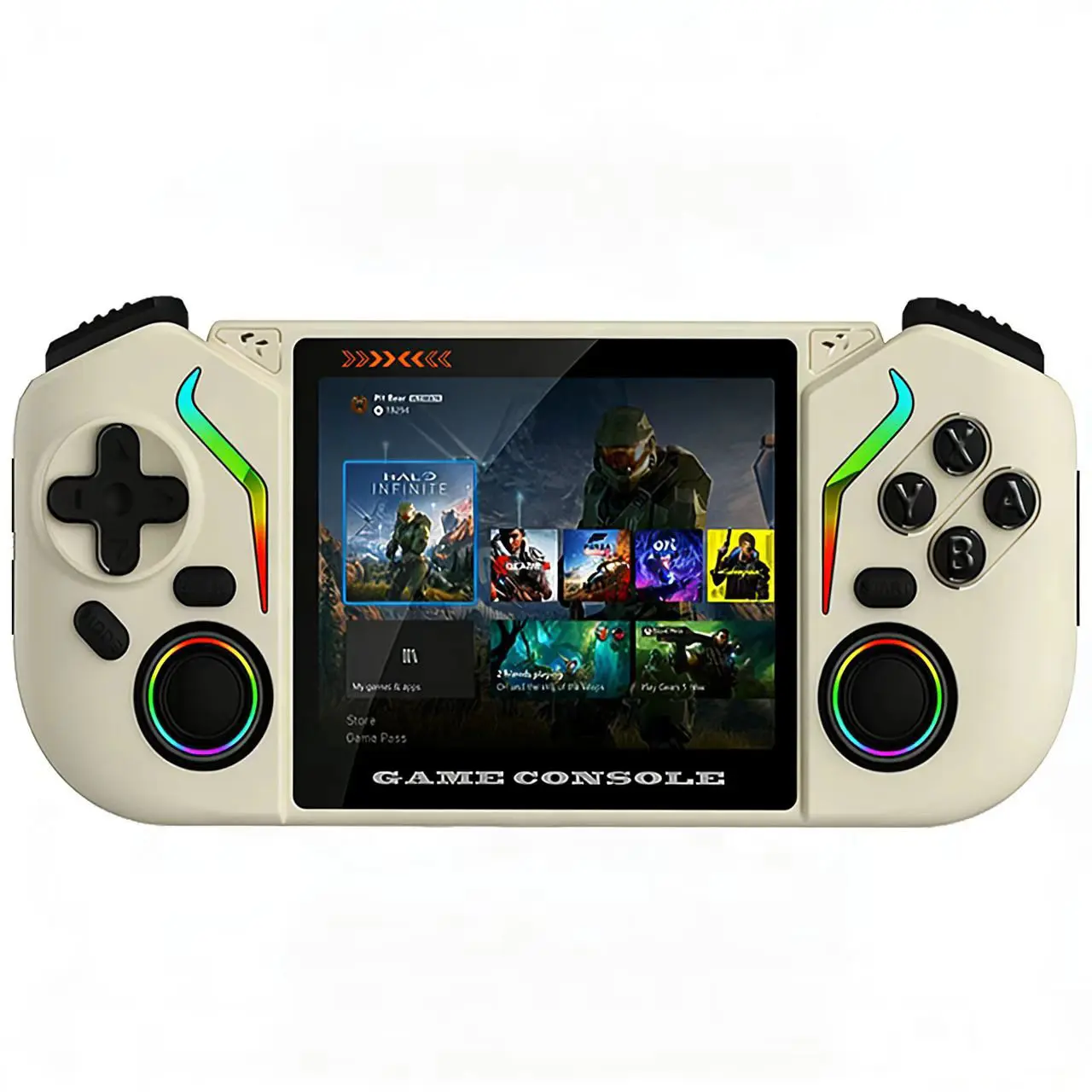 Фото Портативная игровая консоль X95pro с открытым исходным кодом, система Android 9.0, 3,5-дюймовый IPS-экран, ретро-джойстик в аркадном стиле №5