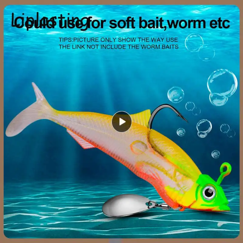 

Mini Fishing Lures Luya Accessories Anti-hanging Bottom Fake Bait Fishing Tools Bionic Bait 7g10g15g Lead Hook Luya Bait