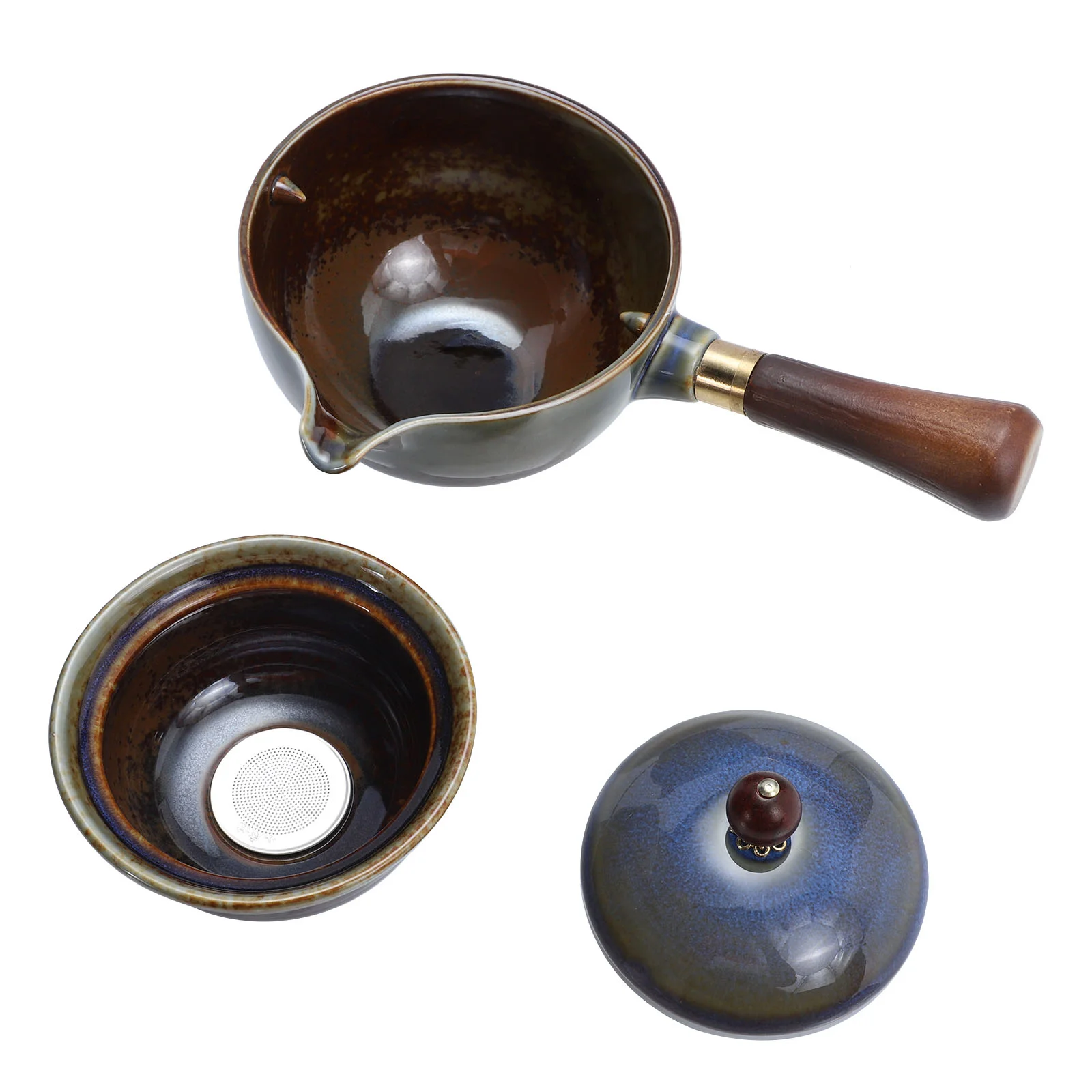 

Handheld Teapot Side Handle Tea Kettle Ceramic Tea Pot Household Tea Making Pot