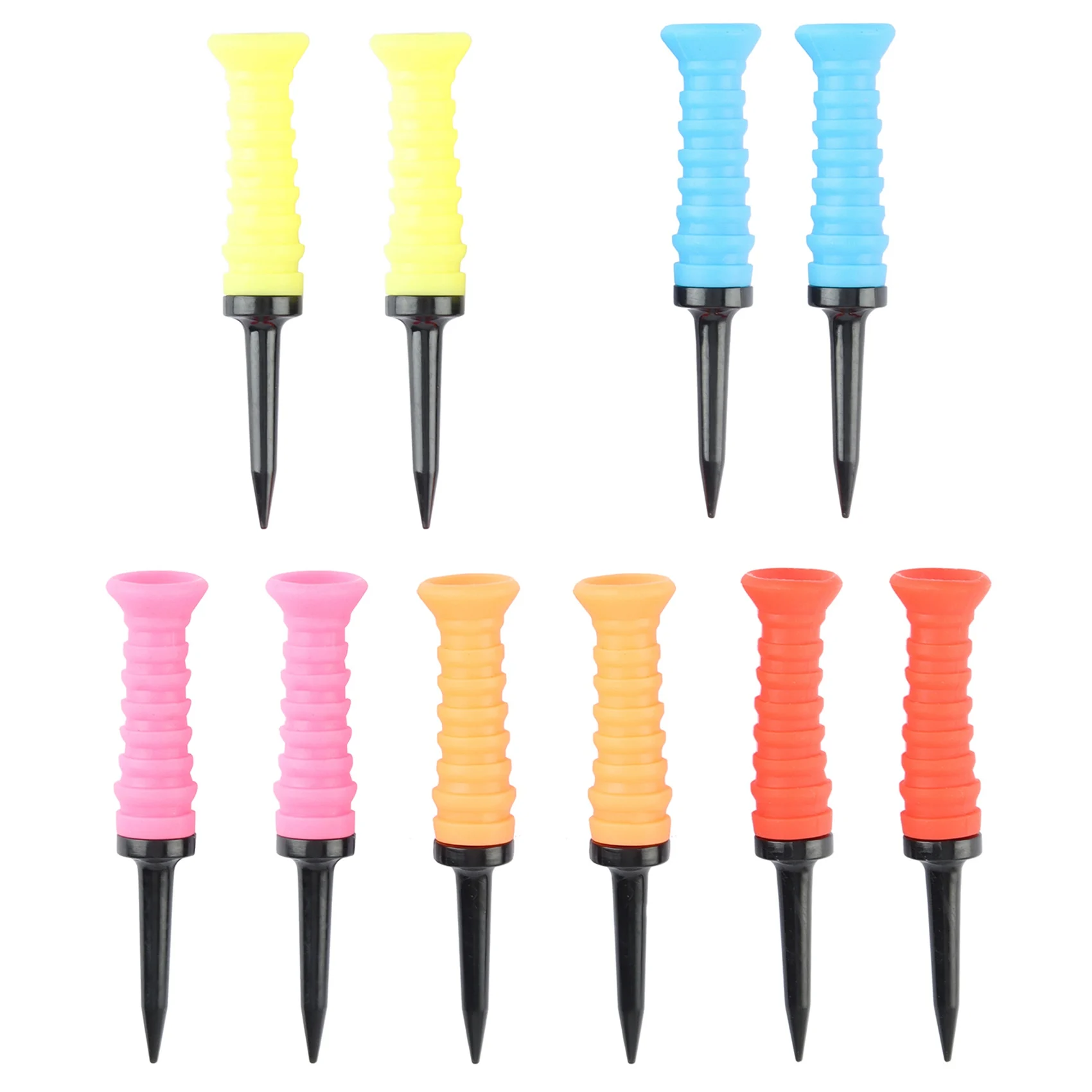 

10 Pieces of Golf Tee, Billiard Nails, Sports Training Equipment, Plastic Nails, Golf Nail Accessories