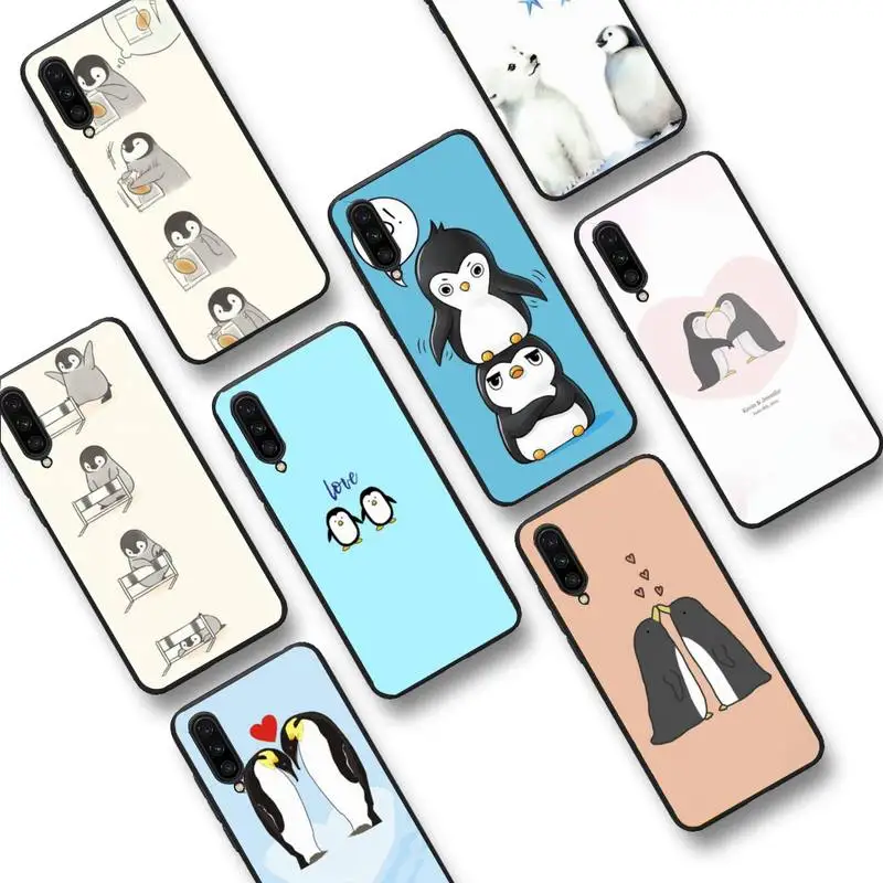 

Cute Lovely Penguin Phone Case For Xiaomi mi9 mi8 F1 9SE 10lite note10lite Mi8lite Coque for xiaomi mi5x