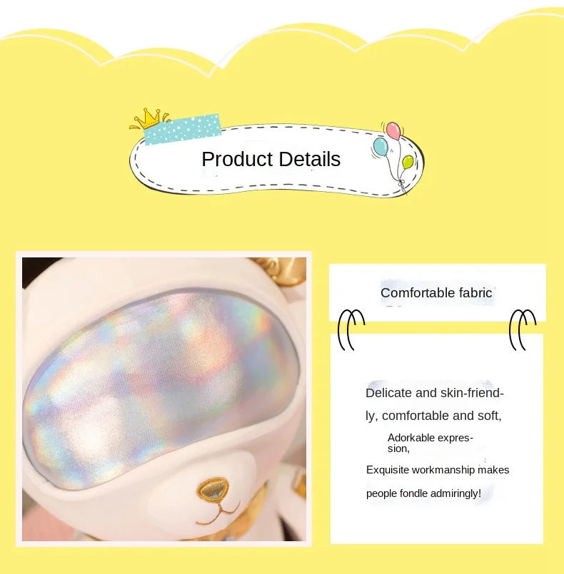 Новинка милая плюшевая подушка-мишка 25-40 см новинка космические плюшевые игрушки