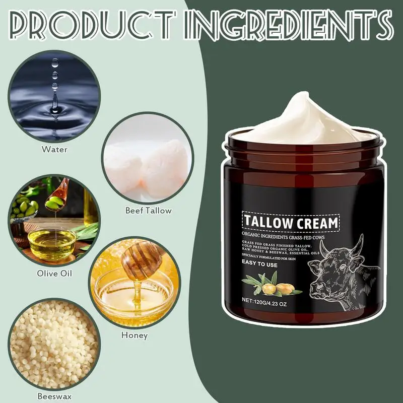 120 г бальзам из говядины и меда увлажняющий лосьон для тела шеи подарок на траве