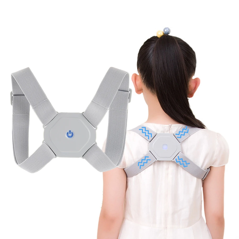 

Intelligent Posture Corrector Back Trainer Clavicle Spine Shoulder Correction Smart Tips Adjustable Length Neck Support Charging