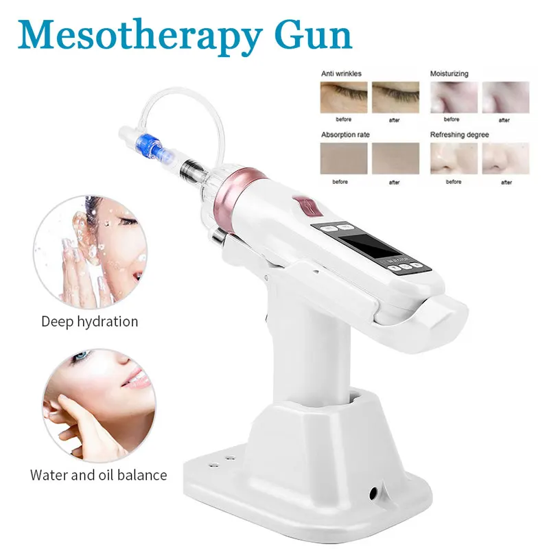 

EZ Negative Pressure Mesogun Microcrystal Water Injection Gun Hydrolifting Hyaluronic Acid Gun Mesotherapy Face Wrinkle Removal