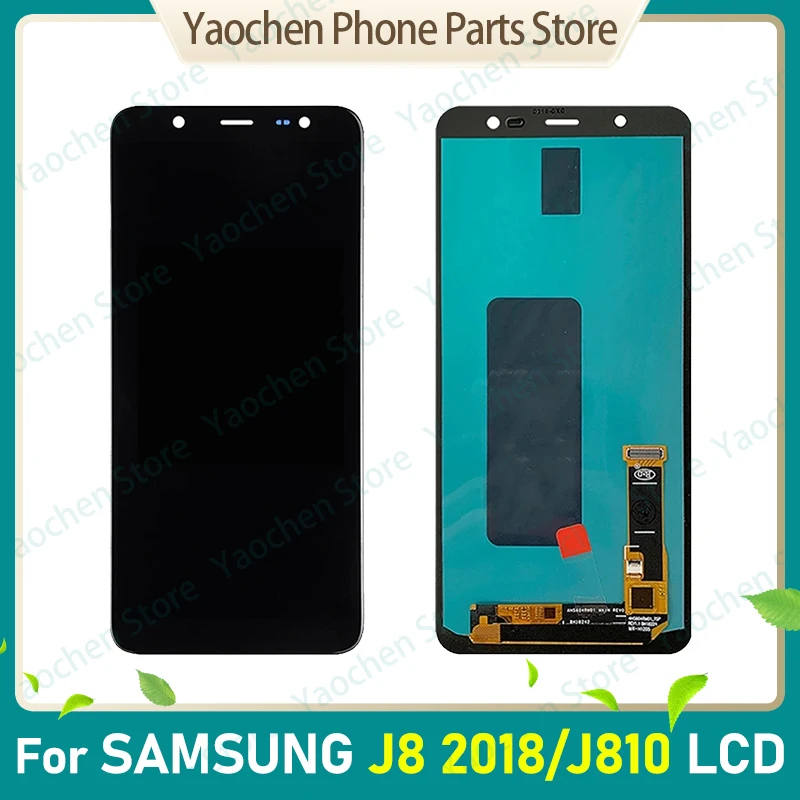 

AMOLED LCD 6.0"For Samsung Galaxy J8 2018 J810 LCD Display Touch Screen Digitizer Assembly For Samsung SM-J810M J810F J810Y J810