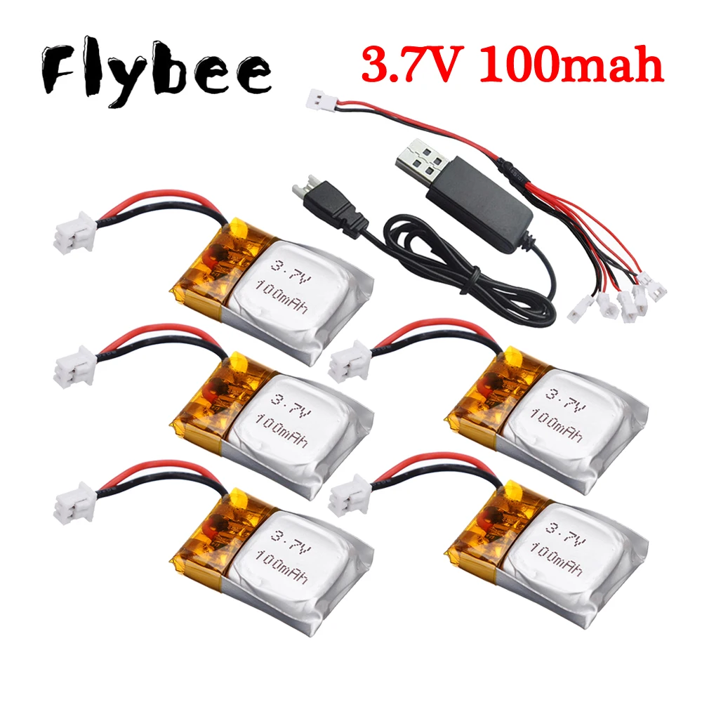 Аккумулятор для квадрокоптера Wltoys V272 V282 V292 JXD JD395 Hubsan H111 3 7 в 100 мАч
