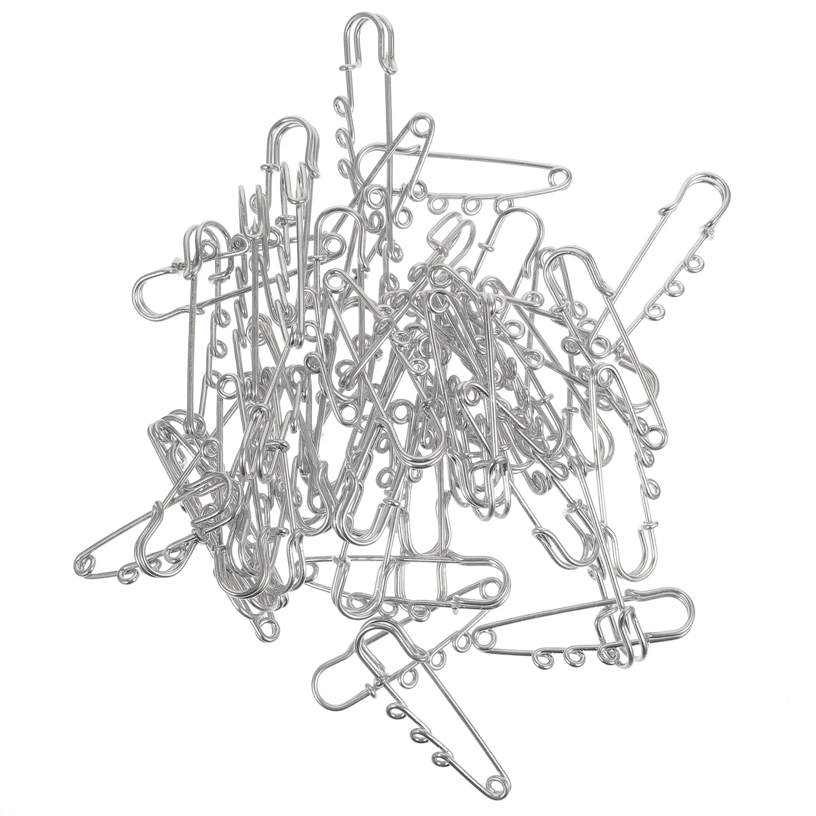 

50pcs Sewing Crafting With Holes Alloy Kilt Pin Sewing Pin Blanket Pin for Skirt Scarf Outdoor Decor