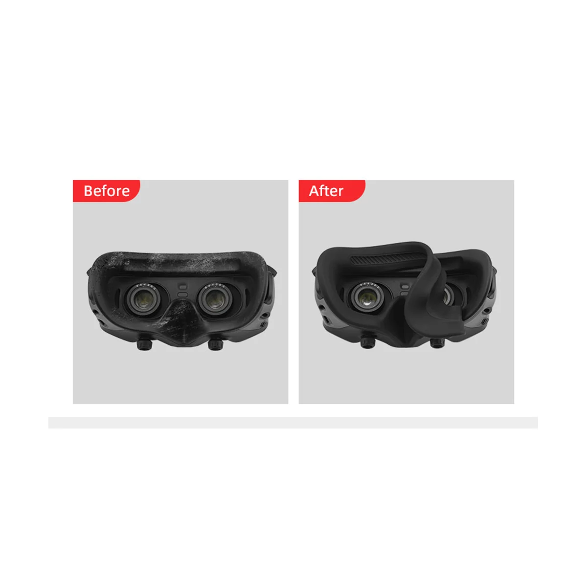 

Защитный силиконовый чехол для очков DJI Avata Goggles 2, аксессуары для очков DJI Avata G2 VR черного цвета