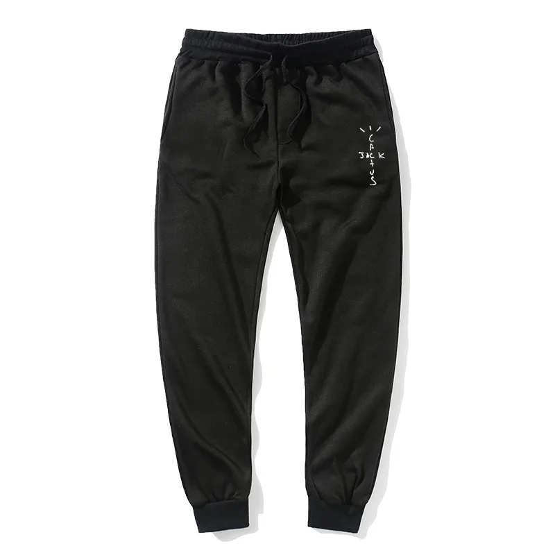 

New product fleece trousers J ack cactus letter print ladies men's jogging pants hip-hop street track pants