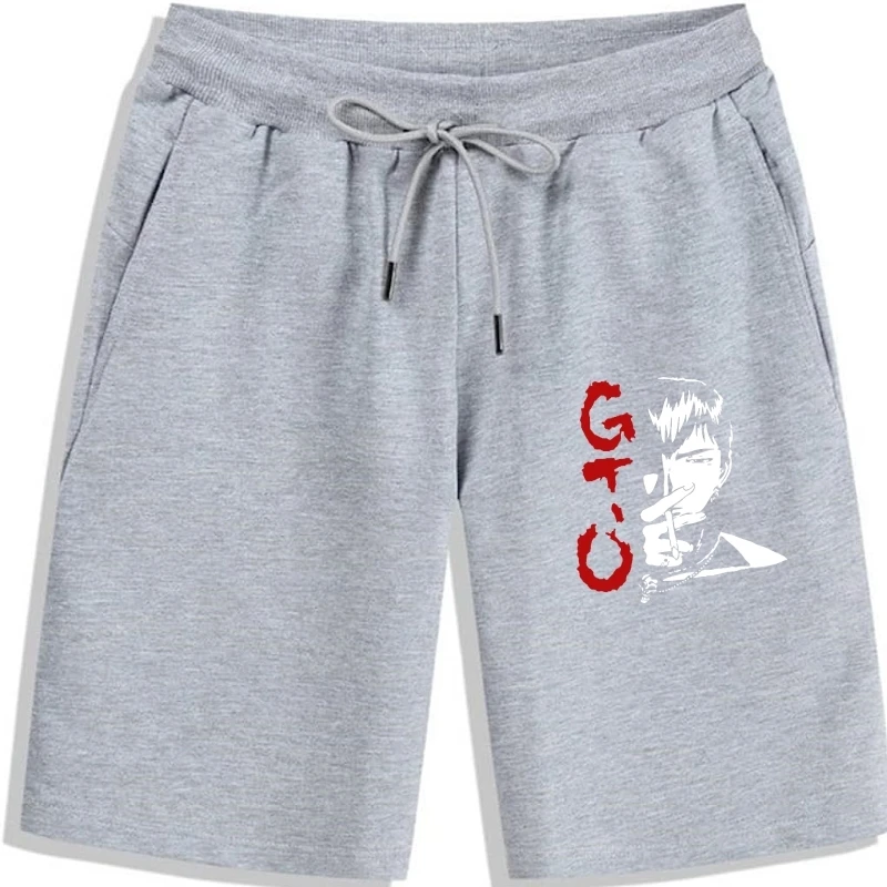 

Harajuku Funny Anime Great Teacher Onizuka Men Short Sleeve Gto Manga O-Neck Cotton men shorts denim shorts Japan Eikichi