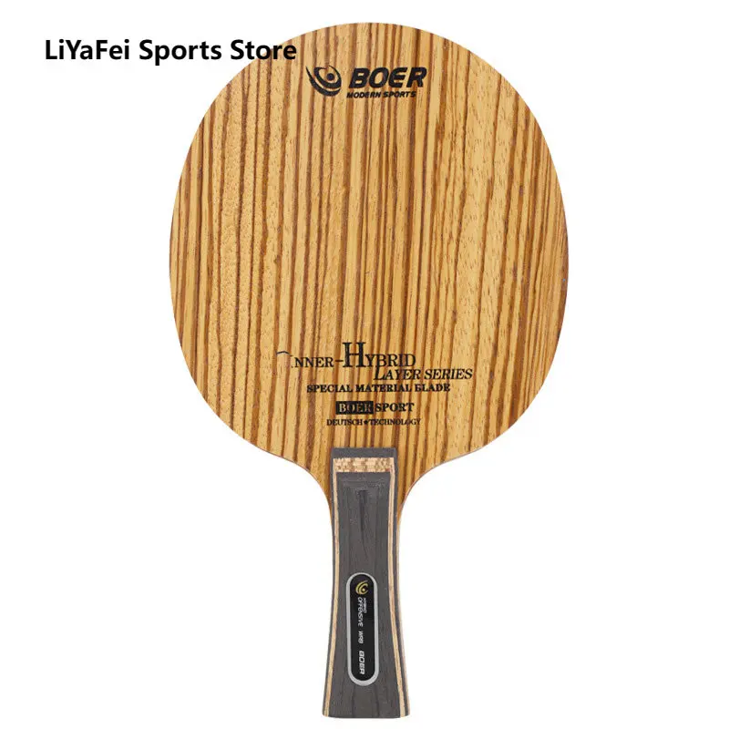 New 7 Ply Table Tennis Blade Lightweight Ping Pong Racket Blade Bat Shakehand or Penhold Table Tennis Racket Base PingPong