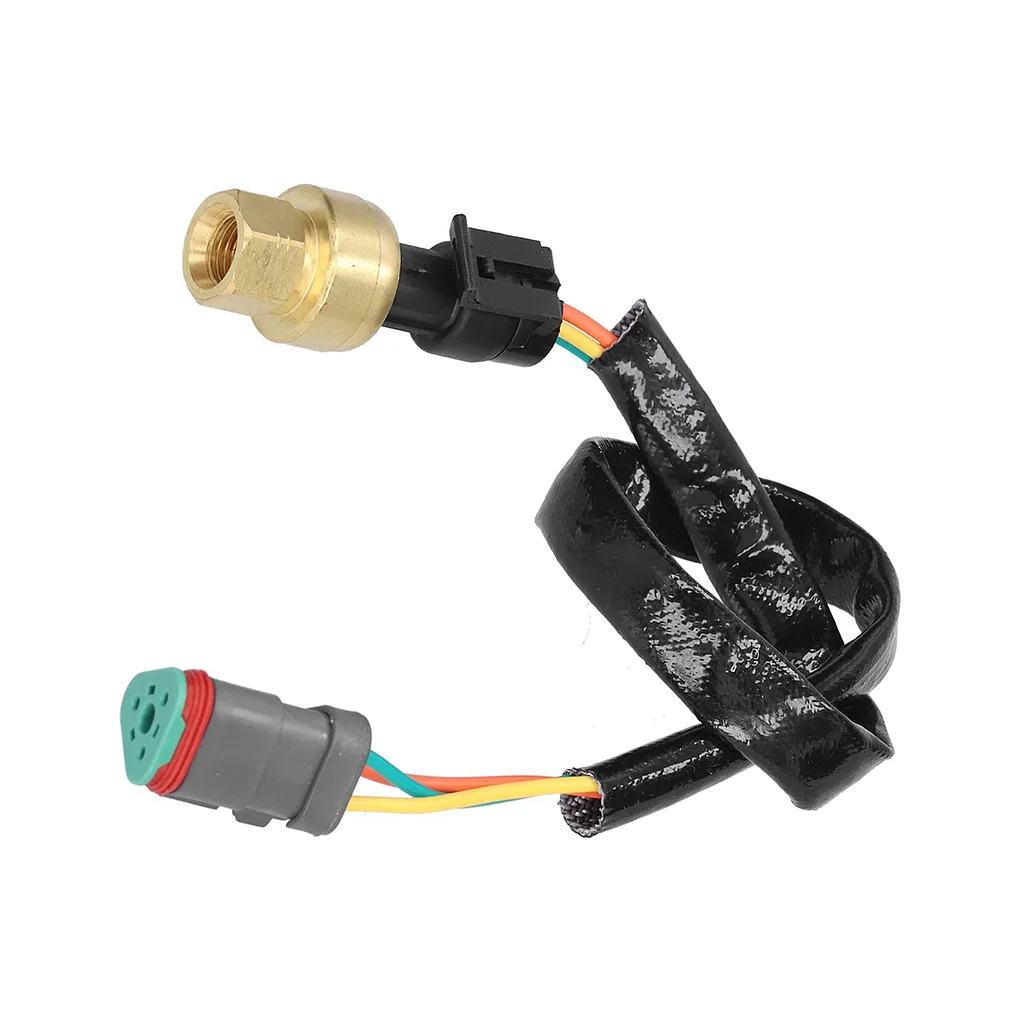 

Oil Pressure Sensor Wired Measuring Device Good Performance Transducer Smooth Surface Replacement for Cat Accessories