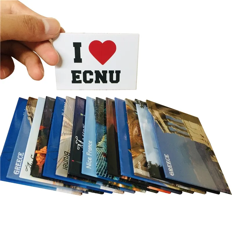 На заказ магнитный холодильник иллюстрация живописные Мультяшные животные