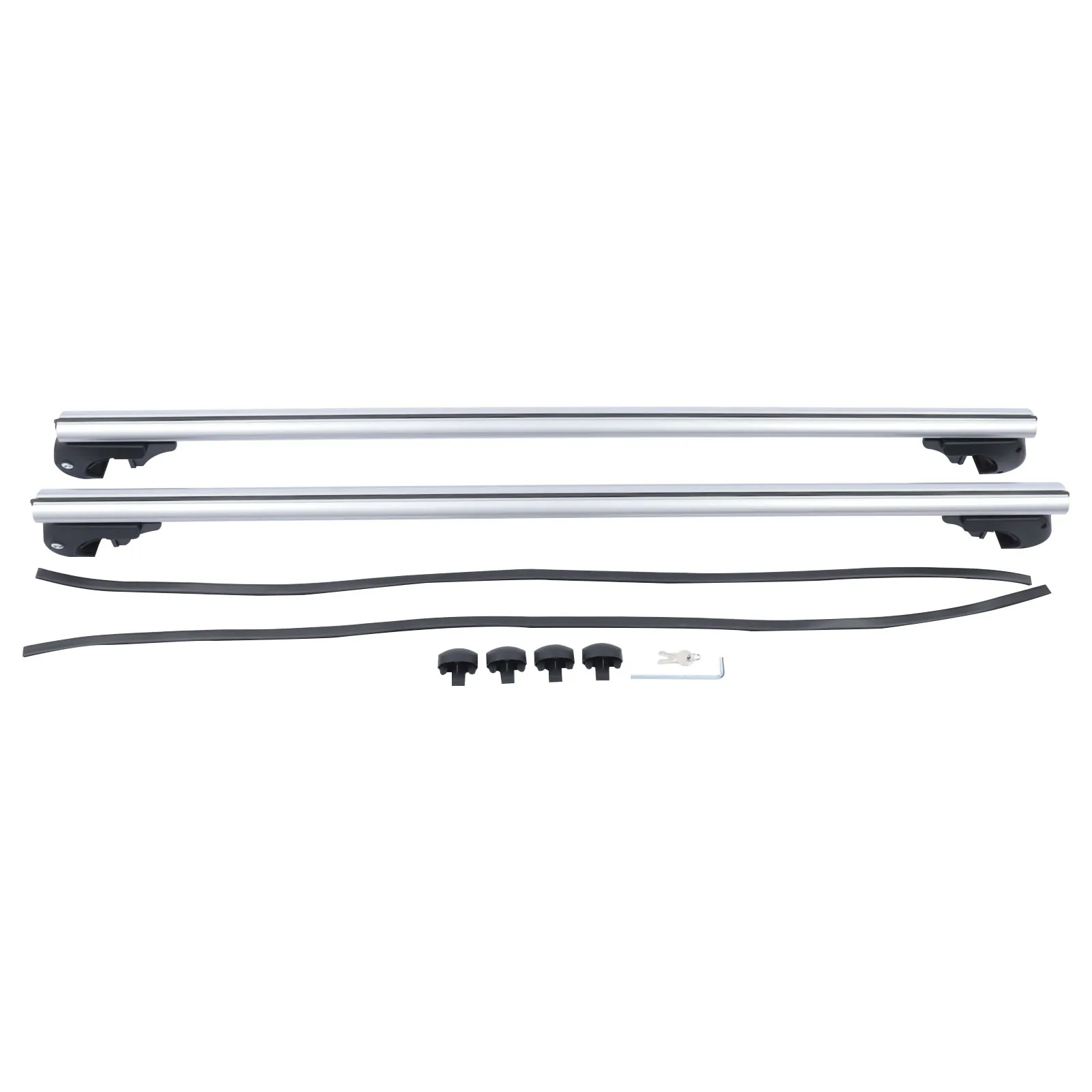 

2PCS Silver Aluminium Roof Rack For VW Touran Estate 03-14 Lockable