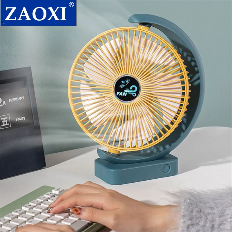 

Xiaomi ZAOXI Desk Fan Mini USB Better Cooling Perfect Strong Airflow Whisper Quiet Portable Fan for Summer Home Table 3 Speeds