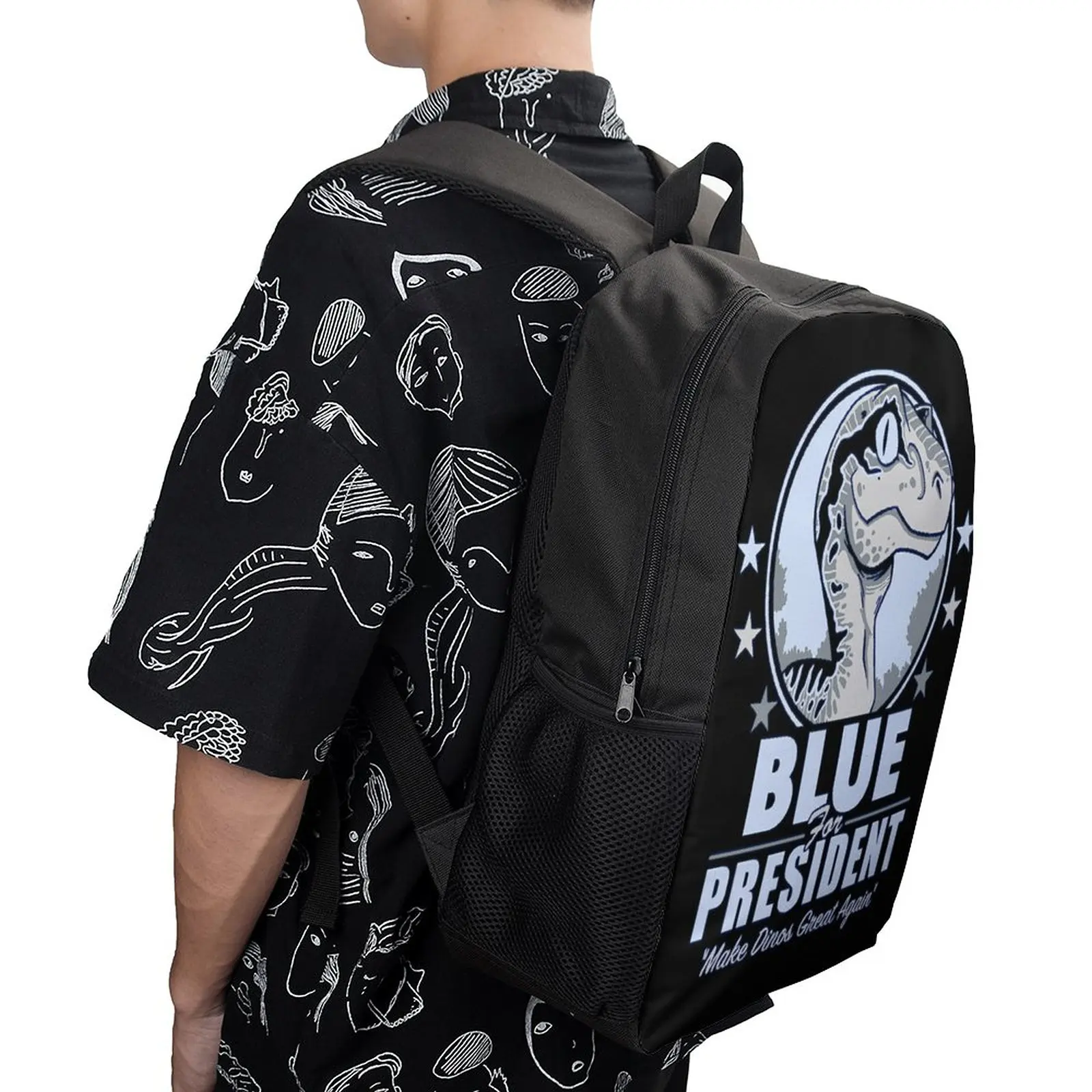

Blue For President Secure Cosy Blanket Roll17 Inch Shoulder Backpack Vintage Schools Vintage