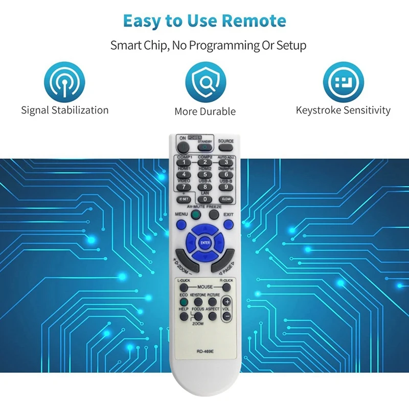 Деталь для замены пульта дистанционного управления проектора NEC VE303X VE303 V302X V332W V302H