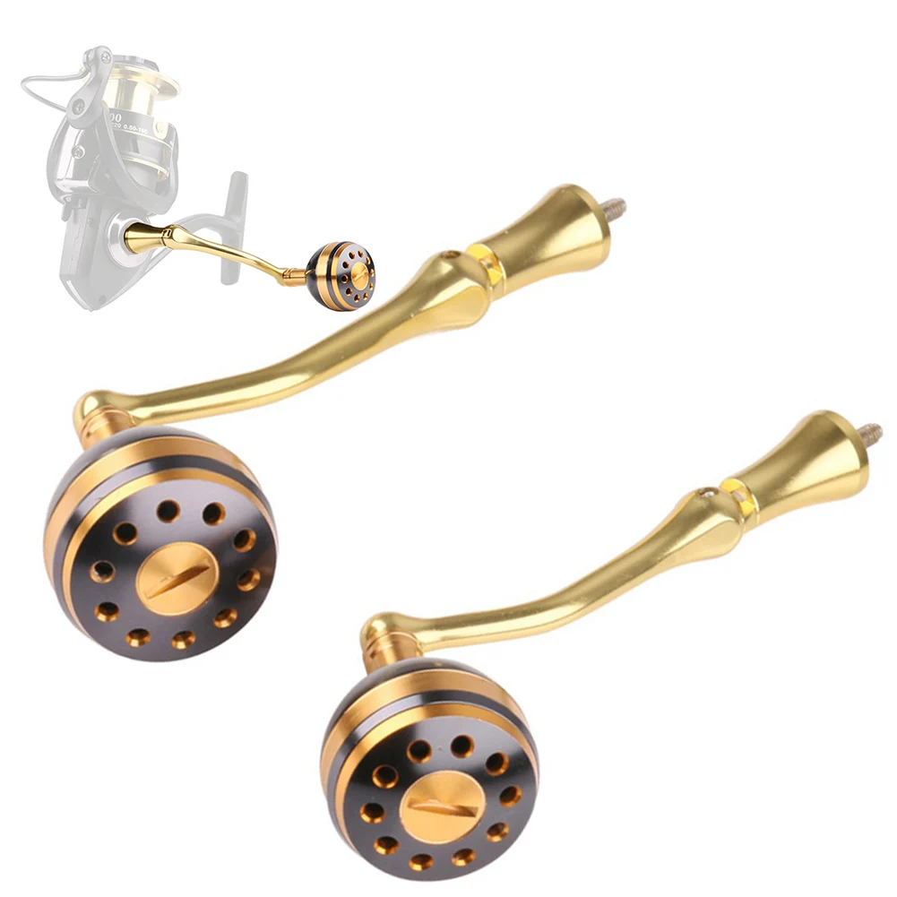 DIY ввинчивающаяся металлическая рыболовная катушка с ручкой-качалкой складная