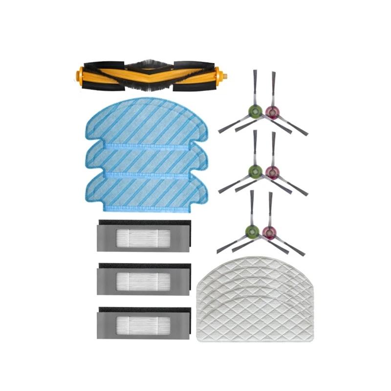 

Фильтр, основная боковая щетка, набор ткани для швабры Для Ecovacs Deebot T9 AIVI, запчасти для пылесоса, Сменные аксессуары для дома