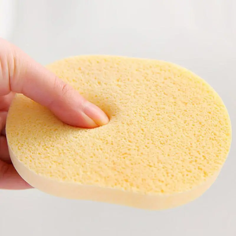 

Face Cleaning Sponge Pad For Exfoliator Spa Massage Makeup Removal Thicker Compress Natural Cellulose Reusable O2m4