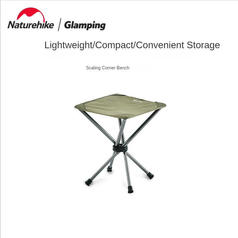 

Naturehike Camping Lightweight Retractable Corner Bench Outdoor Portable Fishing Stool Camping Stool