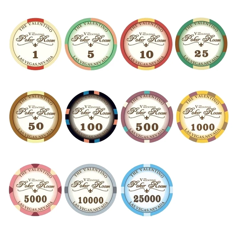 Покерные чипсы Настройка