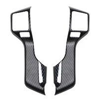for toyota prado 2010 2016 3pcs abs chrome car interior steering wheel cover trim moldings car styling accessories