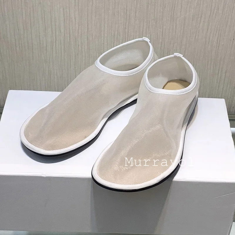 Новинка 2024 лоферы на плоской подошве с круглым носком женские сетчатые