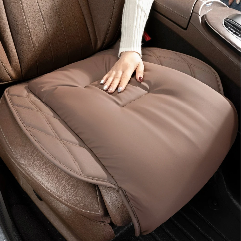 Защитный чехол на автомобильное сиденье мягкая кожаная подушка для
