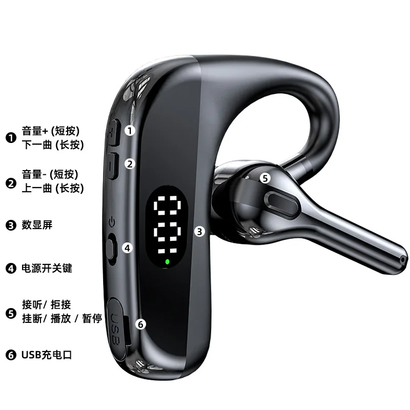 Bluetooth headset 5.0 model x3 TWS, mobile phone wireless smart headset, suitable for Apple, Samsung, Huawei and other models enlarge