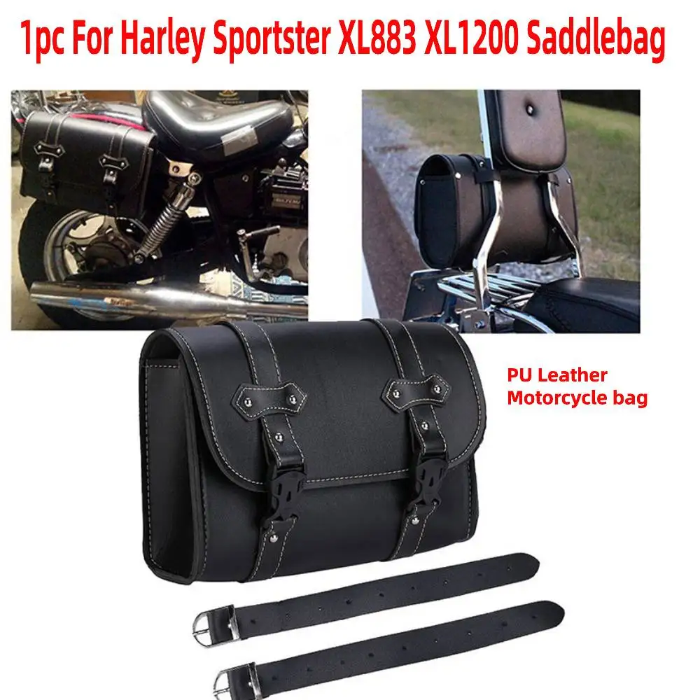 

For Harley Sportster XL883 XL1200 For Honda CMX300 CMX500 Motorcycle Saddlebag Front Side Luggage Saddle Bag Storage Tool Bag