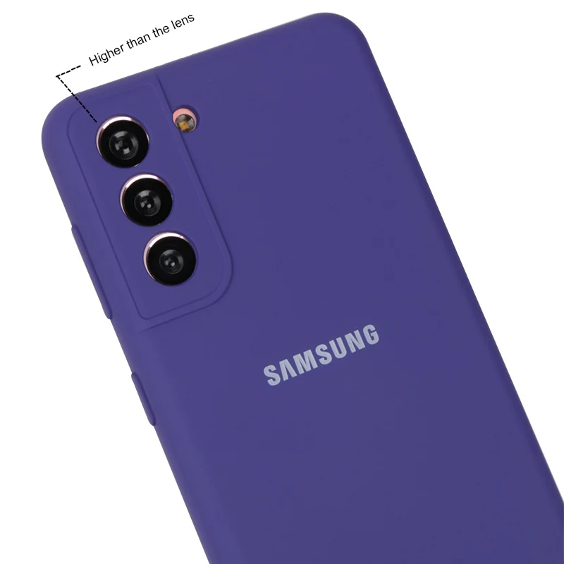 Чехол для Samsung Galaxy S21 Plus ультрашелковый силиконовый чехол мягкий на ощупь