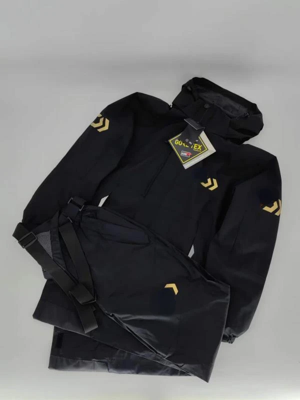 

New Brand Fishing Clothes Men Winter Suits Waterproof Warm Removable Fleece Liner Fishing Jacket and Overall Pants 2 Pcs