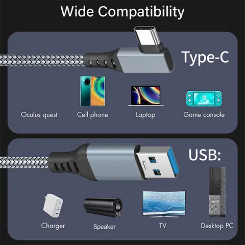 Кабель USB для Oculus Quest 2 Nephy