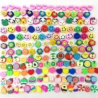 kids diy accessories 50100pcs 10mm polymer clay beads spacer loose beads for jewelry making handmade charm bracelet necklace