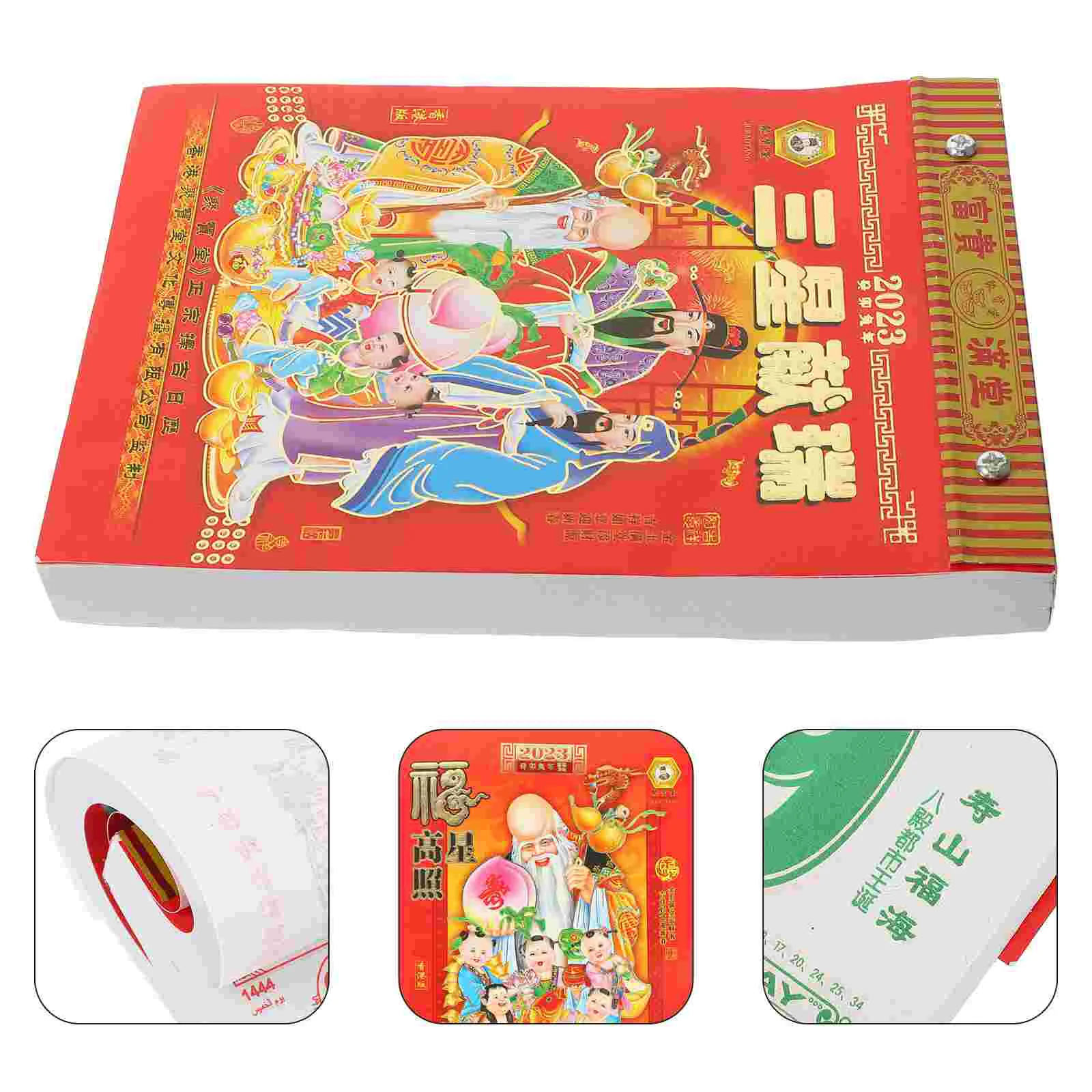 

Calendar Year Chinese Wall Lunar Rabbit Daily New Hanging Traditional Calendarsposter Fengshui Wannianli Decor Decorative Family