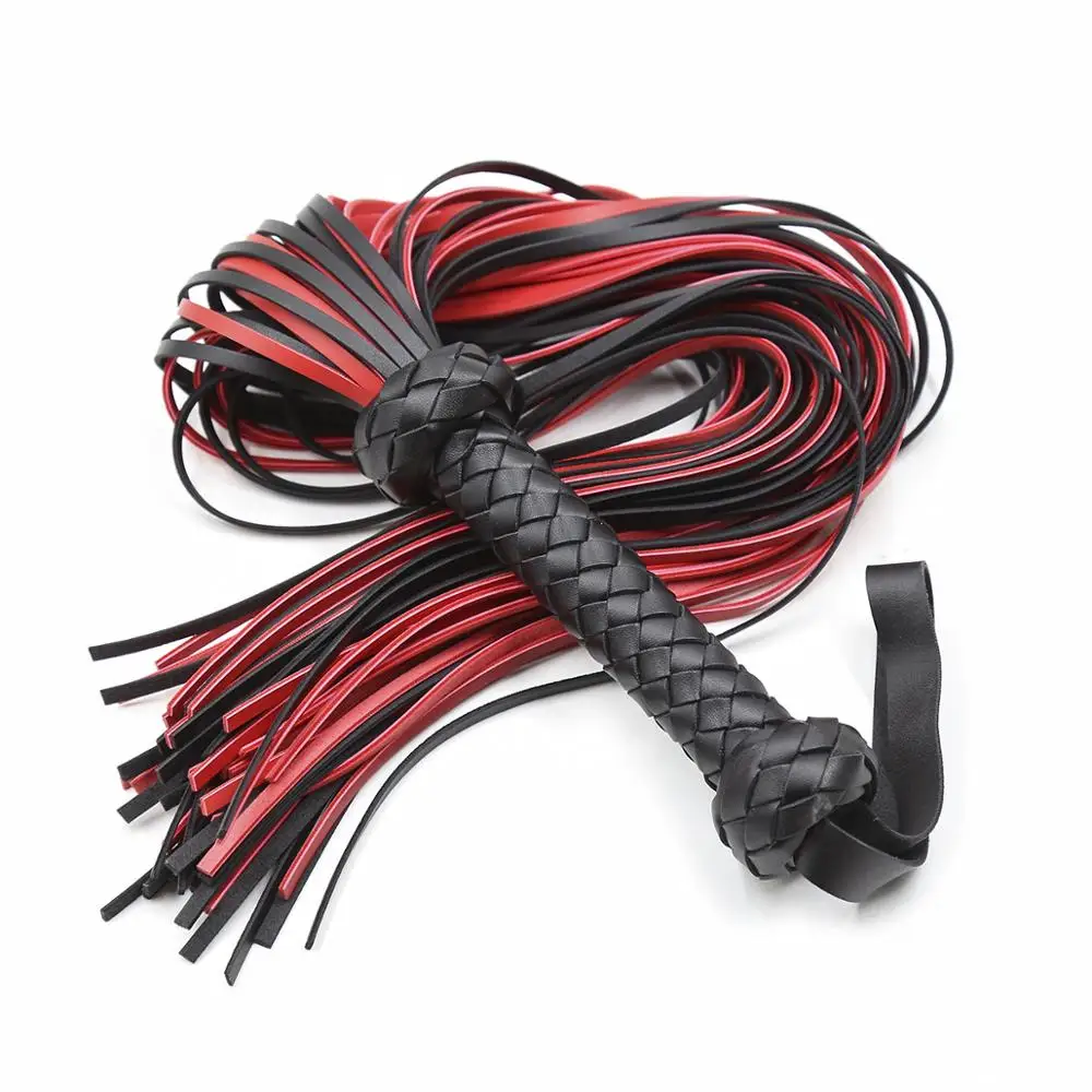 

Horse Supply Premium Suede Flogger for Horse Training Crop Whip Suede or Leather Covered Handle with Wrist Strap