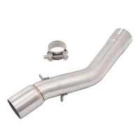 50 8mm for voge lx500r any year motorcycle exhaust pipe muffler mid pipe link connect tube slip on stainless steel