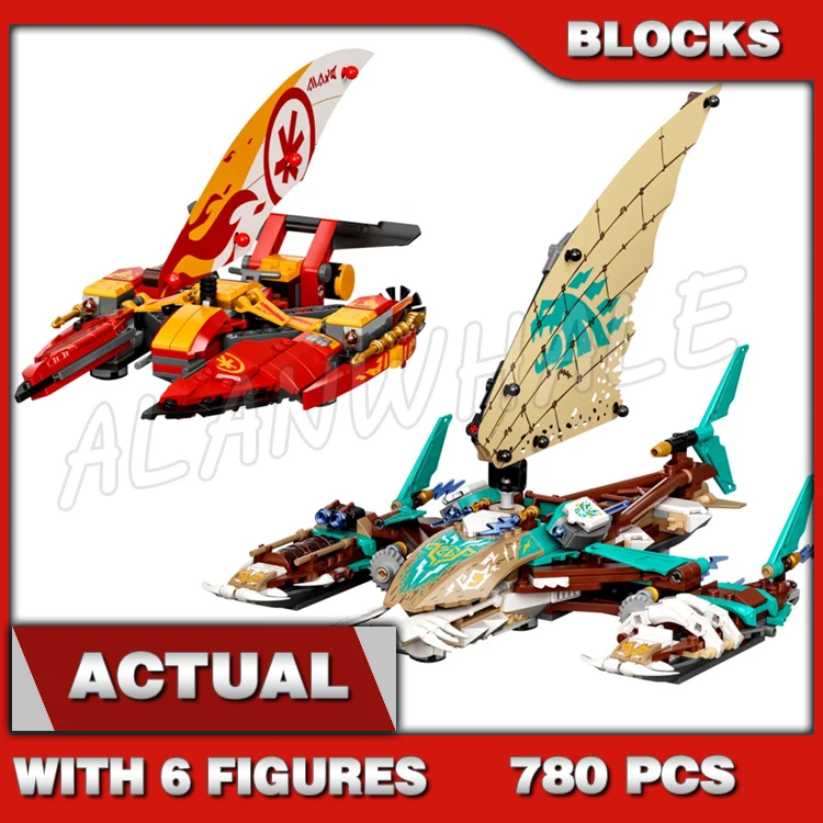 

780 шт., набор строительных блоков для раздельных лодок, совместимых с моделью