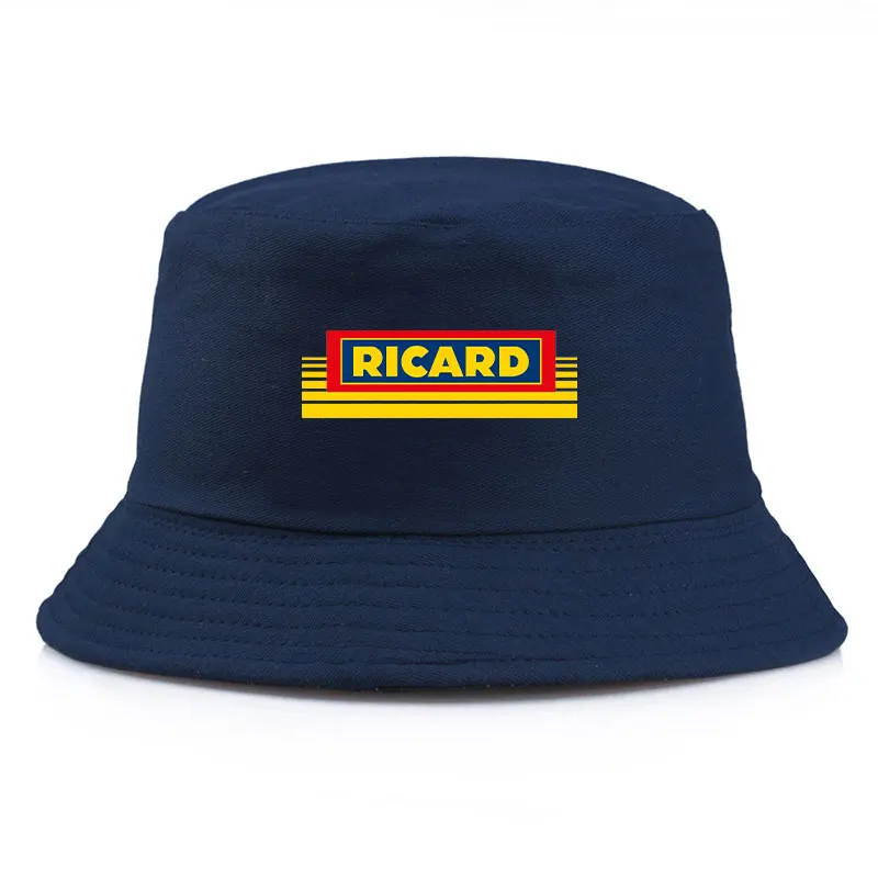 

Summer Ricard Bucket Hat for Women Man Casual Travel Sun Visor Hats for Boy Girls Letter Fisherman Cap Teen Sport Bob Panama Hat