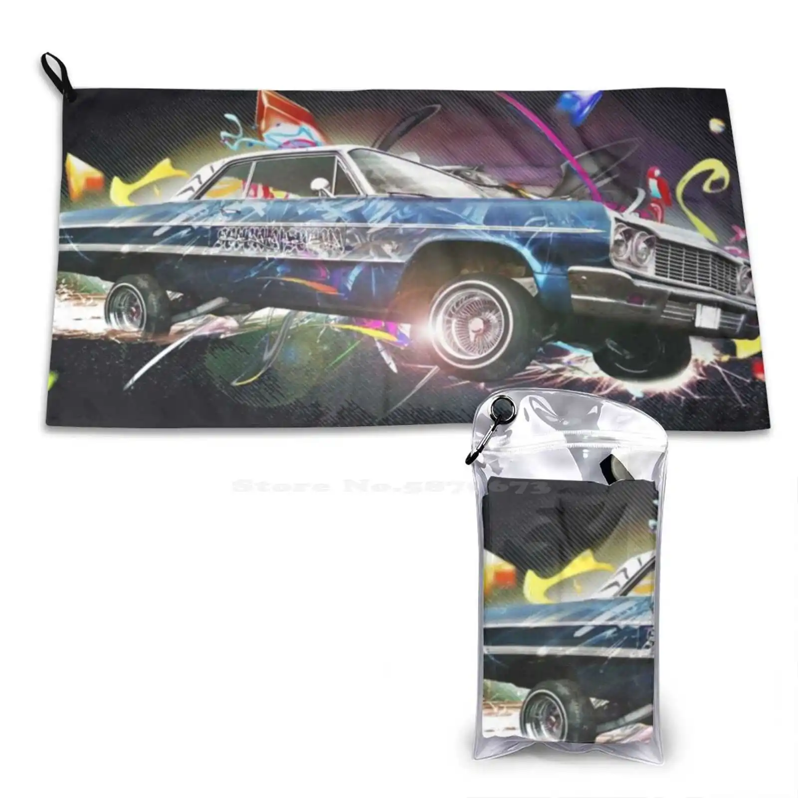 Автомобильное граффити мягкое полотенце из микрофибры для лица автомобильное