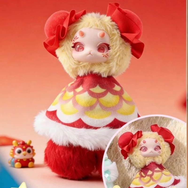 Фото Фигурка-сюрприз Blind Box Tutulong Fantasy Bio-magic Desire Catcher Series: Кот-Дракон, коллекционная аниме-фигурка, подвеска, игрушка-сюрприз №1