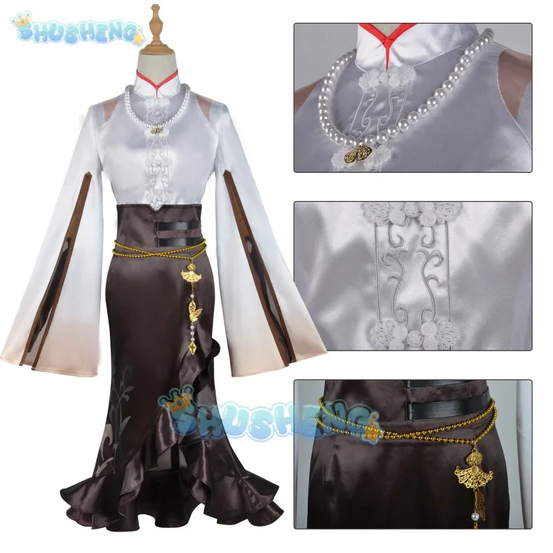 Костюм хижины для косплея Genshin impact Xingguang Yanan парик пиццы аниме платье горничной